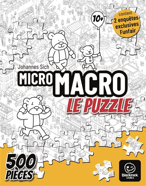 Puzzle 500 pièces Blackrock SPI013MIspielwiese – Micro Macro Puzzle Funfair
