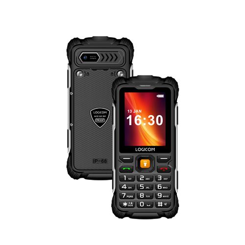 Téléphone Portable Basique Logicom Xtrem 60 2,4" 4G Double Nano Sim 128 Mo Noir