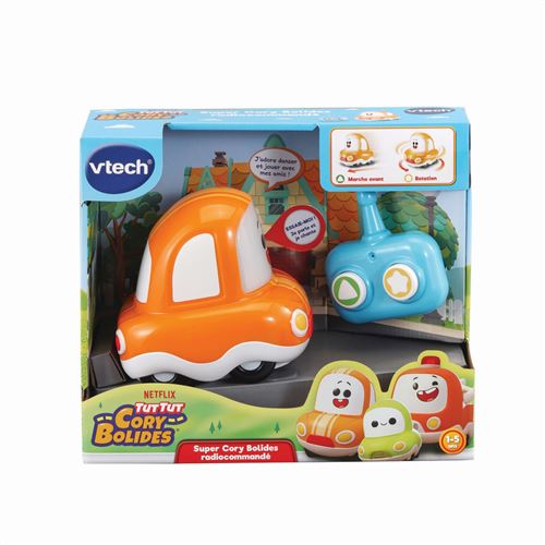 Voiture radio commandée Vtech Super Cory Bolides radiocommandé Orange - Vtech