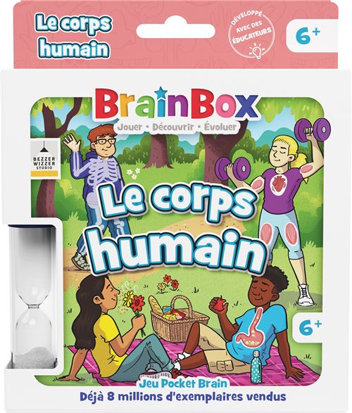 Jeu de mémoire Asmodee BrainBox Pocket : Le Corps Humain
