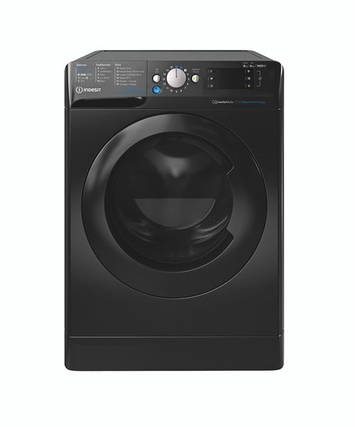 Indesit Lave-Linge Séchant Bde86435Bkvfr 8 Kg Noir