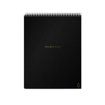 Carnet Connecté Réutilisable Rocketbook Flip Letter A4 Noir