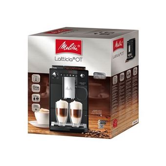 Melitta Series 600 F300-100 Latticia OT - Machine à café automatique avec buse vapeur "Cappuccino" - noir