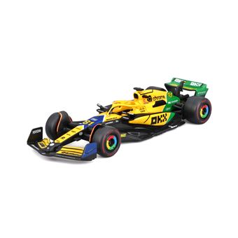 Bburago - McLaren MCL38 Monaco GP 2024#Piastri - Voiture Miniature De Collection en Métal À L'Échelle 1/43 - Modèle Réduit Officiel Formule 1 Saison 2024 - Détails Réalistes - Edition Collector