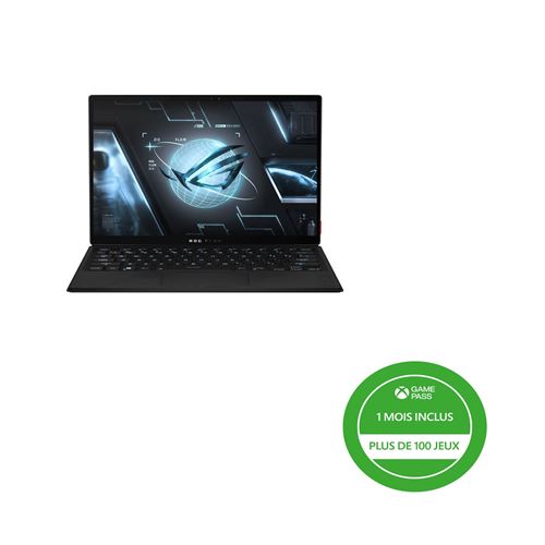PC Ultra-Portable Gaming Asus ROG FLOW-Z13-GZ301ZE-LD002W 13,4 Ecran tactile Intel Core i9 16 Go RAM 1 To SSD Noir + 1 mois d'abonnement Xbox Game Pass