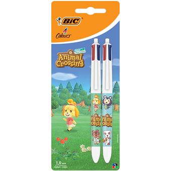 Blister de 2 feutres BIC Animal Crossing New Horizons