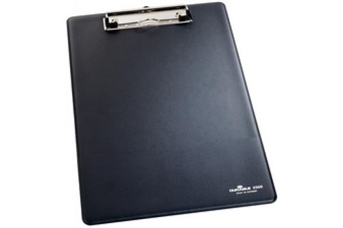 Durable Noir Porte-Bloc, Format A4, Avec Pochette