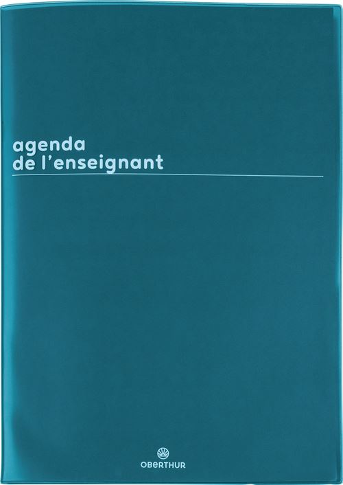 Agenda scolaire Oberthur Enseignant PEFC Boréal Vert
