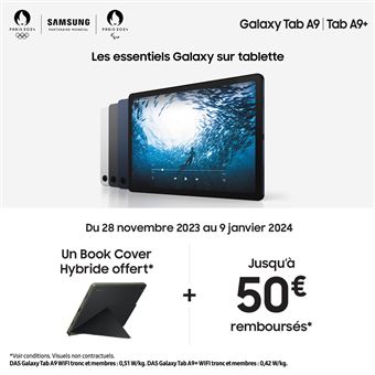 La tablette tactile Samsung Galaxy Tab A8 et sa Book Cover profite d'une  offre de -38% - Le Parisien