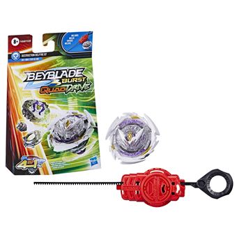 Starter Pack Beyblade Lanceur et Toupie Burst QuadDrive Modèle aléatoire