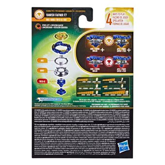 Starter Pack Beyblade Lanceur et Toupie Burst QuadDrive Modèle aléatoire