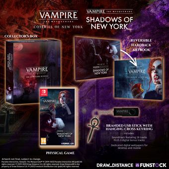 Vampire the Masquerade Coteries and Shadows of New York Collector Edition Nintendo Switch