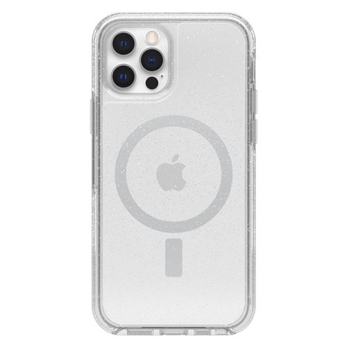 Coque de protection avec MagSafe pour iPhone 12/12 Pro OtterBox Symmetry Series+ Transparent pailleté