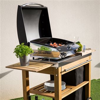 Plancha électrique Eno Elektra 60 6000 W Noir et Argent