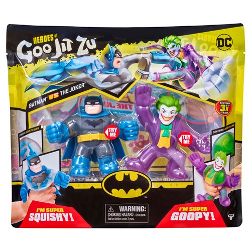 Goo Jit Zu Pack De Figurines Duo Dc Comics Batman Vs Joker 11 Cm