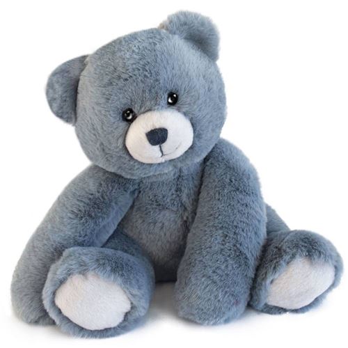 Histoire d'ours - Ours en Peluche Bleu Jean - 35 cm