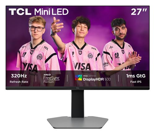 Ecran PC Gaming TCL 27P2A Pro 27 QHD Mini LED 320 Hz