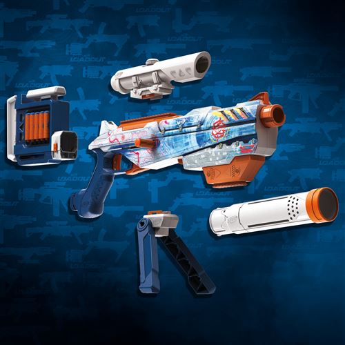 Blaster Nerf Loadout Arctic Zerostriker - La Grande Récré Blaster Nerf Loadout Arctic Zerostriker - La Grande Récré