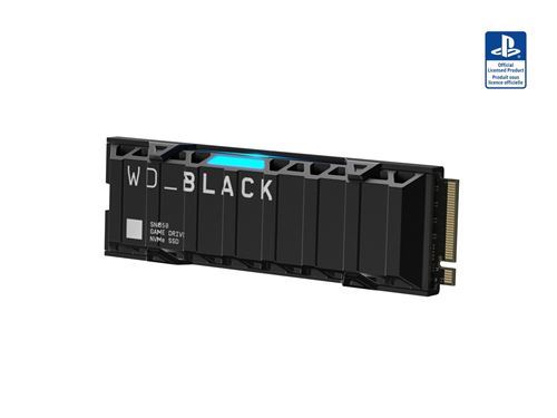 Disque SSD interne WD_BLACK SN850 NVMe 2 To sous licence officielle pour  consoles PS5 Noir - SSD internes - Achat & prix