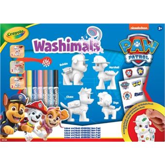 Washimals 4 animaux Pat''Patrouille