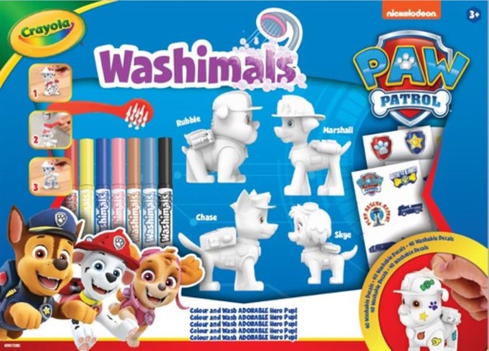 CRAYOLA Kit Color Wonder Pat’Patrouille Jungle Pups - Coloriage Sans Tache Dès 3 Ans