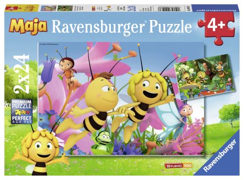 Puzzle 2 x 24 pièces Maya l’abeille Ravensburger
