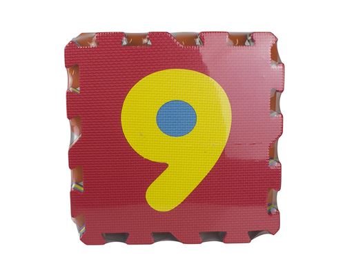 Tapis Puzzle Éducatif 9 Pièces Avec Lettres – Jeu De Carrelage Moelleux Et Lavable Pour Enfants, Couleurs Aléatoires