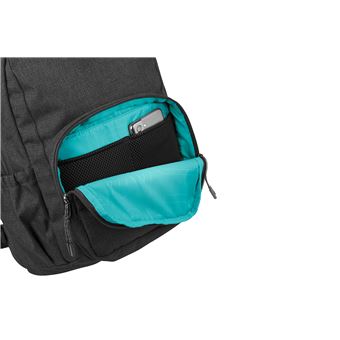 Sac à dos pour ordinateur portable 15,6" et MacBook Pro 16" Tucano Bit Noir avec intérieur turquoise