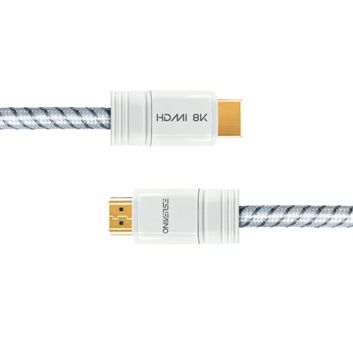 Câble HDMI 2.0 Ultra HD 4K 60Hz 1m Blanc