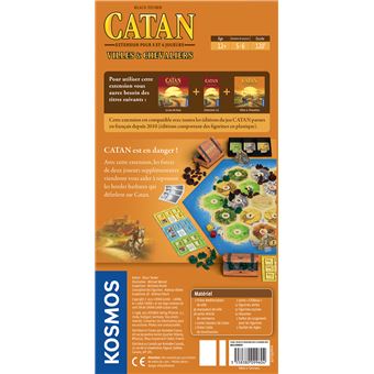 CATAN : VILLES ET CHEVALIERS 5/6 J. ECO (EXT)