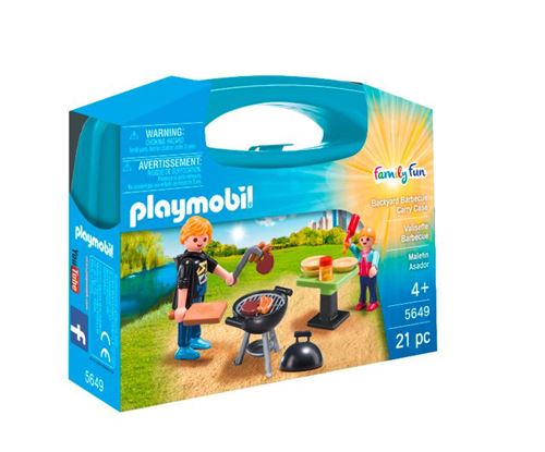Playmobil Family Fun 5649 Valisette barbecue