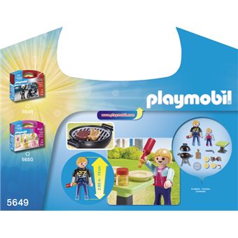 Playmobil Family Fun 5649 Valisette barbecue - Playmobil - Achat & prix