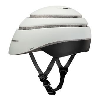 Casque de vélo pliable Closca Loop Taille M Blanc et Noir