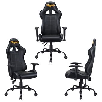 Siège gamer Subsonic Pro Batman Noir et jaune