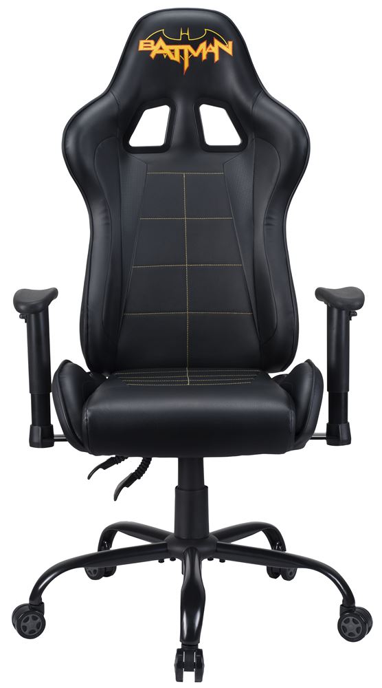 Chaise Enfant En Métal Batman - Siège Rembourré, Empilable Et Facile à Nettoyer, Licence Officielle Warner Bros