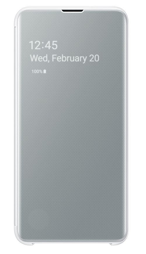 SAMSUNG  CLEAR VIEW COVER S10E BLANC****