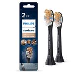 Lot de 2 Têtes de brosse à dents standard Philips A3 Premium All In One HX9092/11 Noir