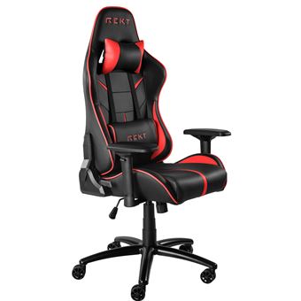 Fauteuil Gaming REKT Team8 Noir et Rouge