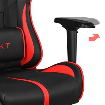 Fauteuil Gaming REKT Team8 Noir et Rouge