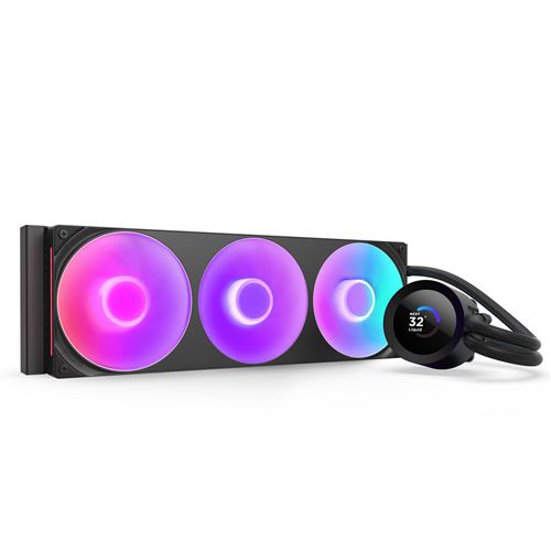 Watercooling NZXT RL KR360 B2 Kraken Plus 360 RGB Écran carré 1.54 personnalisable et ventilateurs RGB - vue 10