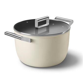 Faitout Smeg CKFC2611CRM 26 cm Crème