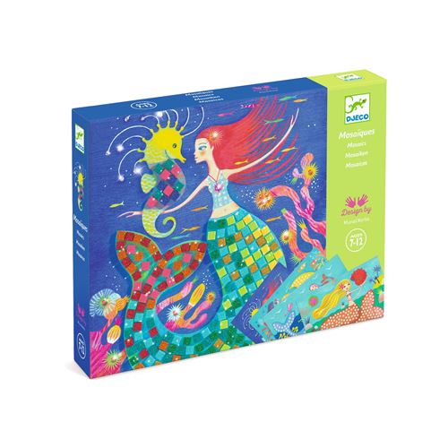 Djeco Multicolore Kit Créatif Mosaïque Le Chant Des Sirenes