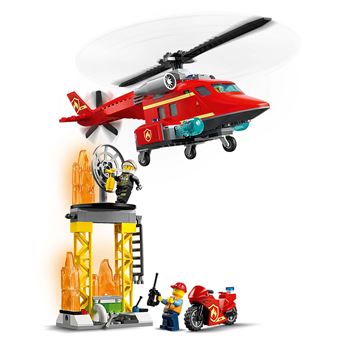 Coffret hélicoptère pompiers de team city – dès 3 ans