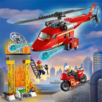 LEGO® City 60281 L’hélicoptère de secours des pompiers