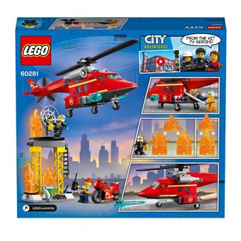 LEGO® City 60281 L’hélicoptère de secours des pompiers