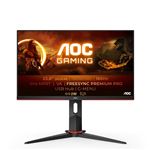 Ecran PC Gaming AOC 24G2SU/BK 24" Full HD Noir et rouge