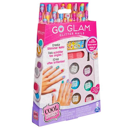 Go Glam Glitter Nails Cool Maker