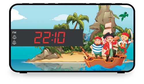 Radio réveil BigBen Décor Pirates