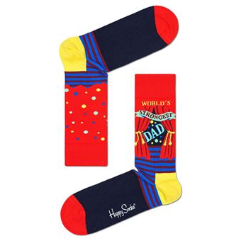 Pack de 3 paires de chaussettes hautes Happy Socks Fête des pères Taille 41-46