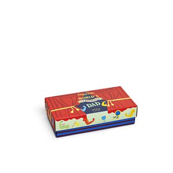 Pack de 3 paires de chaussettes hautes Happy Socks Fête des pères Taille 41-46